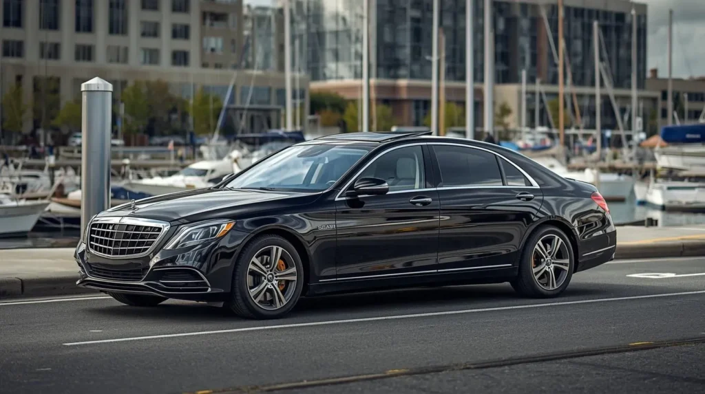 Luxury chauffeur car by marina